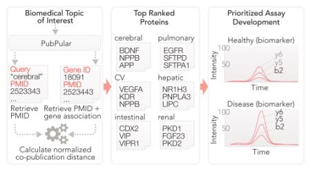 Data-Driven Approach To Determine Popular Proteins for Targeted Proteomics Translation of Six Organ Systems